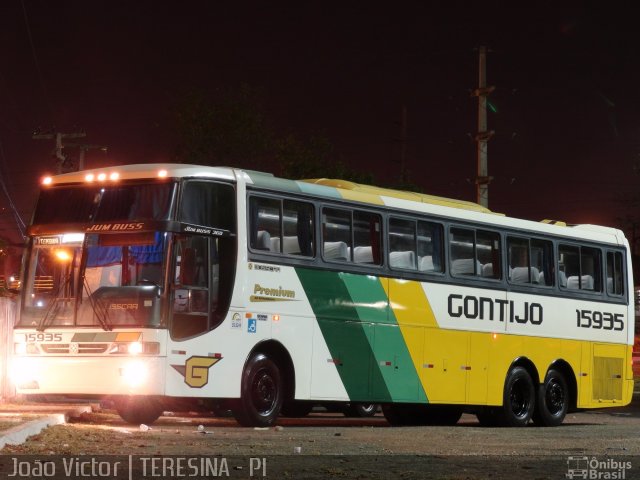 Empresa Gontijo de Transportes 15935 na cidade de Teresina, Piauí, Brasil, por João Victor. ID da foto: 1287674.