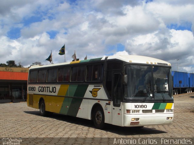 Empresa Gontijo de Transportes 10180 na cidade de João Monlevade, Minas Gerais, Brasil, por Antonio Carlos Fernandes. ID da foto: 1287042.