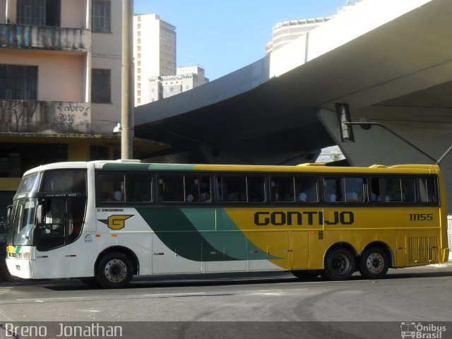 Empresa Gontijo de Transportes 11155 na cidade de Belo Horizonte, Minas Gerais, Brasil, por Breno  Jonathan. ID da foto: 1288891.