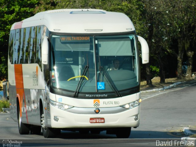 Viação Cidade do Aço RJ 174.180 na cidade de Volta Redonda, Rio de Janeiro, Brasil, por David Freitas. Número da foto: #1288751.