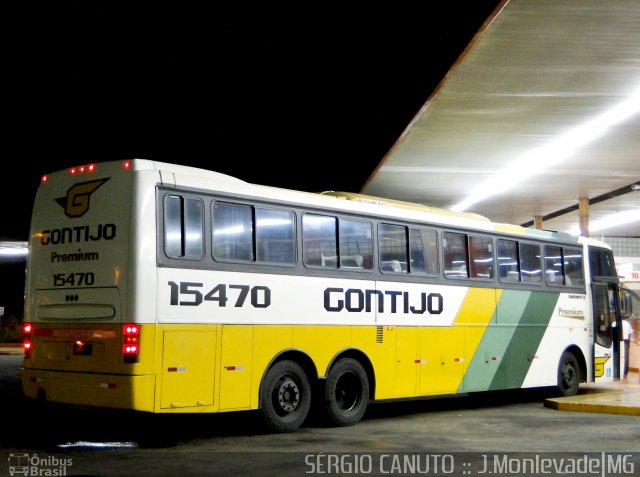 Empresa Gontijo de Transportes 15470 na cidade de João Monlevade, Minas Gerais, Brasil, por Sérgio Augusto Braga Canuto. ID da foto: 1290660.