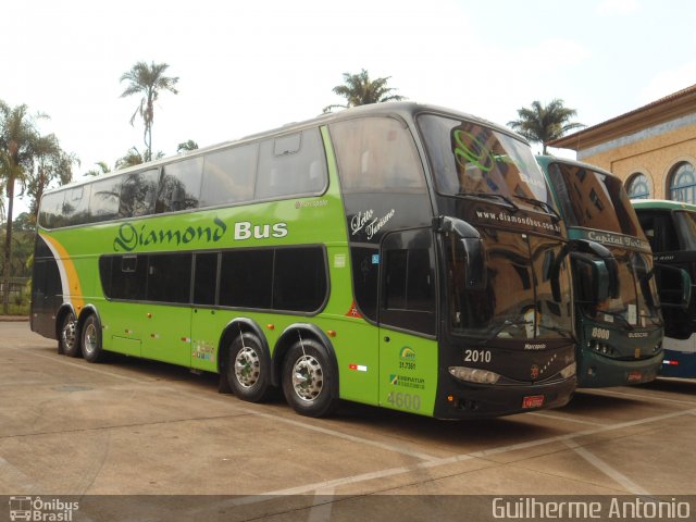 Diamond Bus Locação e Transportes 4600 na cidade de Araxá, Minas Gerais, Brasil, por Guilherme Antonio. Número da foto: #1290115.
