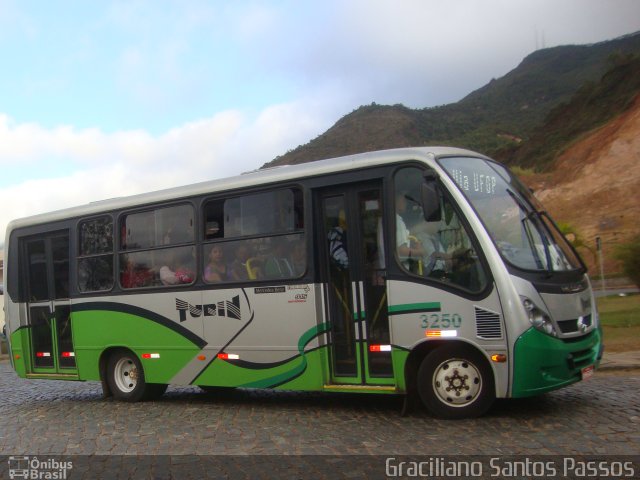 Turin Transportes 3250 na cidade de Ouro Preto, Minas Gerais, Brasil, por Graciliano Santos Passos. ID da foto: 1288750.