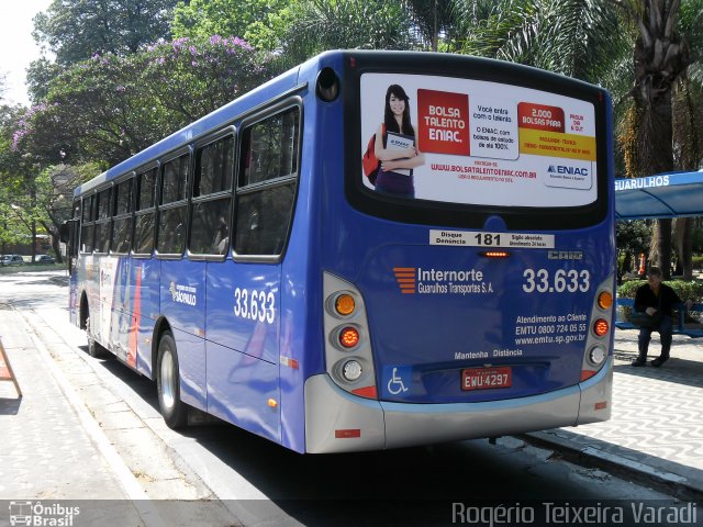 Guarulhos Transportes 33.633 na cidade de Guarulhos, São Paulo, Brasil, por Rogério Teixeira Varadi. Número da foto: #1291412.