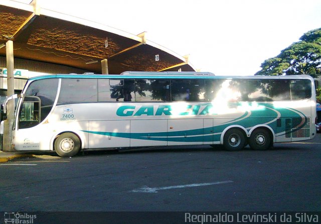 Viação Garcia 7400 na cidade de Umuarama, Paraná, Brasil, por Reginaldo Levinski da Silva. ID da foto: 1256769.