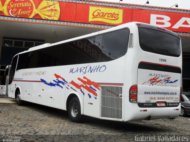 Marinho Viagens e Turismo 1200 na cidade de Manhuaçu, Minas Gerais, Brasil, por Gabriel Valladares. Número da foto: #1255707.
