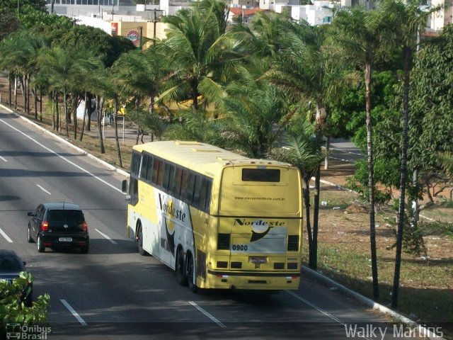 Viação Nordeste 0900 na cidade de Natal, Rio Grande do Norte, Brasil, por Walky Martins Nascimento. ID da foto: 1255648.