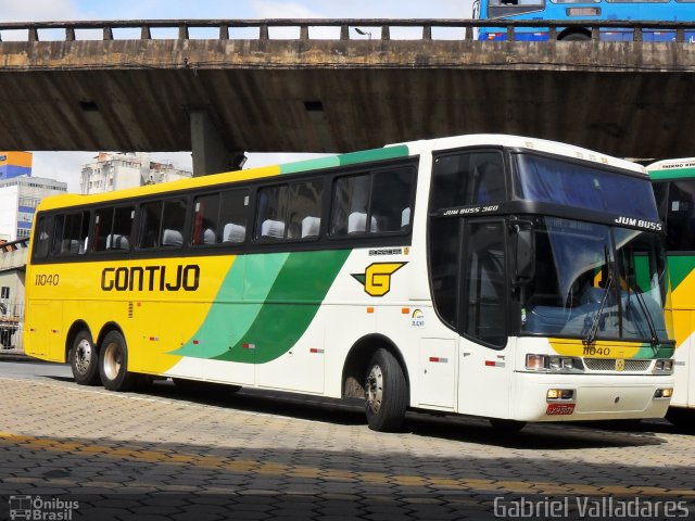 Empresa Gontijo de Transportes 11040 na cidade de Belo Horizonte, Minas Gerais, Brasil, por Gabriel Valladares. ID da foto: 1255733.