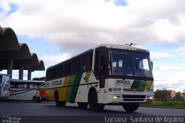 Empresa Gontijo de Transportes 3090 na cidade de Montes Claros, Minas Gerais, Brasil, por Luciana  Santana de Aquino. Número da foto: #1256658.