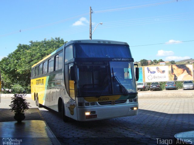 Empresa Gontijo de Transportes 15260 na cidade de Coronel Fabriciano, Minas Gerais, Brasil, por Tiago  Alves. ID da foto: 1293965.