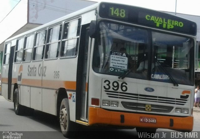 Auto Viação Santa Cruz 396 na cidade de Jaboatão dos Guararapes, Pernambuco, Brasil, por WILSON BARBOSA. Número da foto: #1294902.