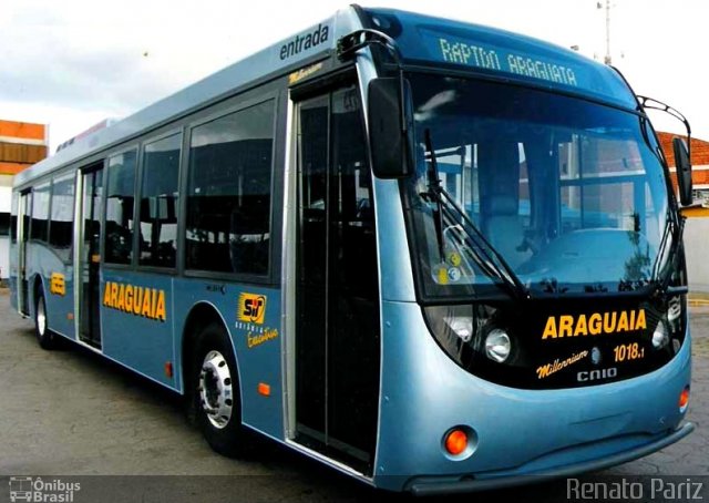 Rápido Araguaia 1018-1 na cidade de Goiânia, Goiás, Brasil, por Carlos Júnior. Número da foto: #1294700.