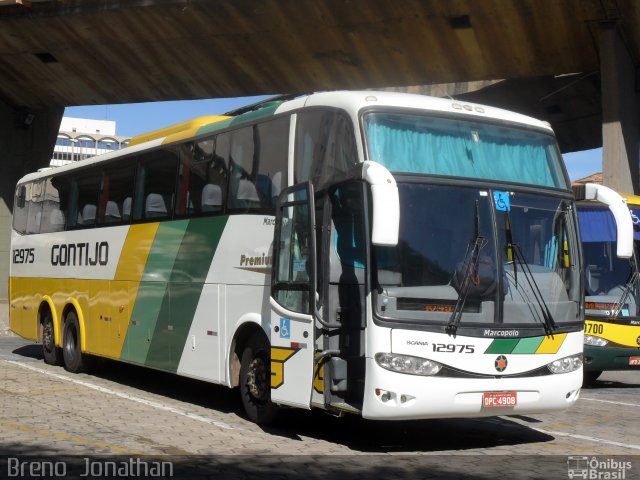 Empresa Gontijo de Transportes 12975 na cidade de Belo Horizonte, Minas Gerais, Brasil, por Breno  Jonathan. ID da foto: 1295833.