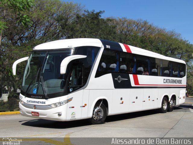 Auto Viação Catarinense 3012 na cidade de São Paulo, São Paulo, Brasil, por Alessandro de Bem Barros. Número da foto: #1295891.