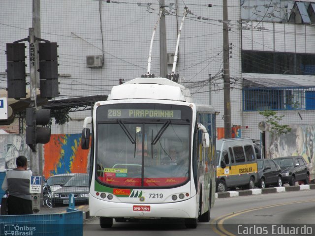 Metra - Sistema Metropolitano de Transporte 7219 na cidade de São Paulo, São Paulo, Brasil, por Carlos Eduardo. Número da foto: #1298189.