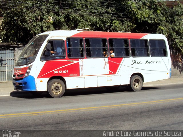 Auto Ônibus Asa Branca Gonçalense SG 51.007 na cidade de São Gonçalo, Rio de Janeiro, Brasil, por André Luiz Gomes de Souza. ID da foto: 1297972.