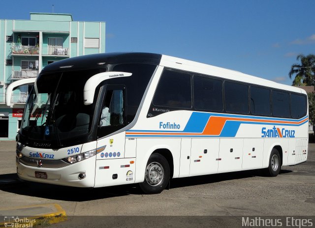 VUSC - Viação União Santa Cruz 2510 na cidade de Santa Cruz do Sul, Rio Grande do Sul, Brasil, por Matheus Etges. Número da foto: #1298142.