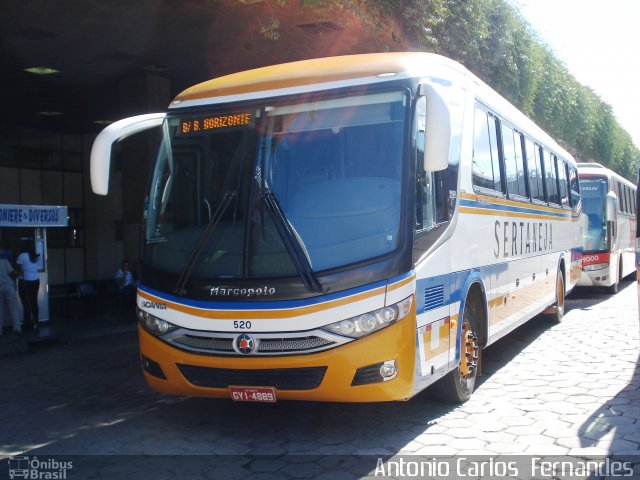 Viação Sertaneja 520 na cidade de Belo Horizonte, Minas Gerais, Brasil, por Antonio Carlos Fernandes. Número da foto: #1297311.