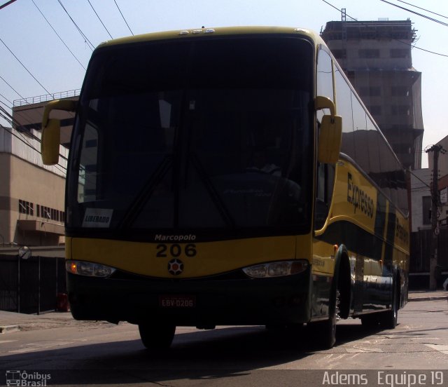 Expresso Brasileiro 206 na cidade de São Paulo, São Paulo, Brasil, por Adems  Equipe 19. Número da foto: #1297689.
