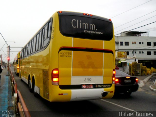 Viação Itapemirim 8109 na cidade de Campos dos Goytacazes, Rio de Janeiro, Brasil, por Rafael Gomes . ID da foto: 1299001.