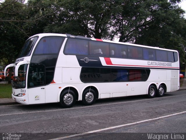 Auto Viação Catarinense 2343 na cidade de Curitiba, Paraná, Brasil, por Wagner Lima. ID da foto: 1300114.