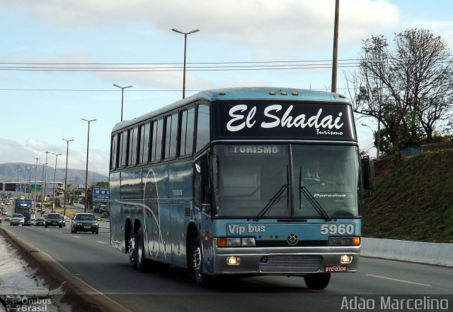 EL Shadai Turismo 5960 na cidade de Belo Horizonte, Minas Gerais, Brasil, por Adão Raimundo Marcelino. Número da foto: #1300956.