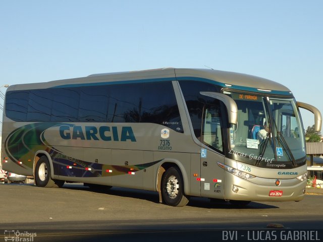 Viação Garcia 7376 na cidade de Imbaú, Paraná, Brasil, por Lucas Gabriel. Número da foto: #1301677.