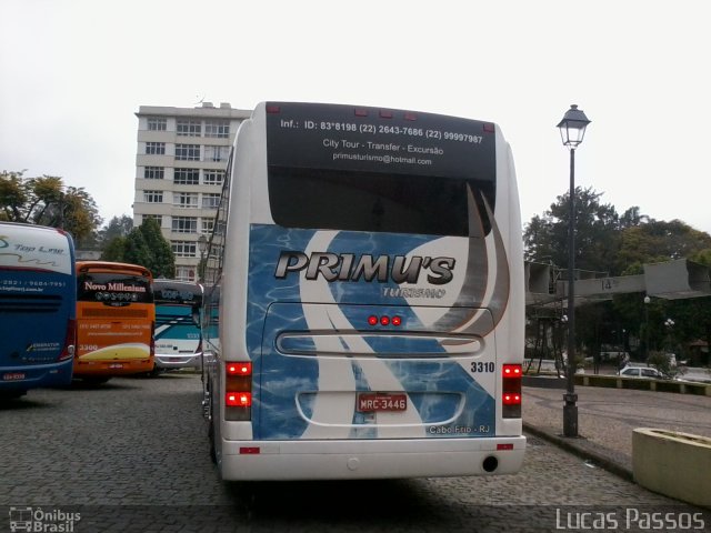 Primu's Turismo 3310 na cidade de Petrópolis, Rio de Janeiro, Brasil, por Lucas Passos. ID da foto: 1303203.