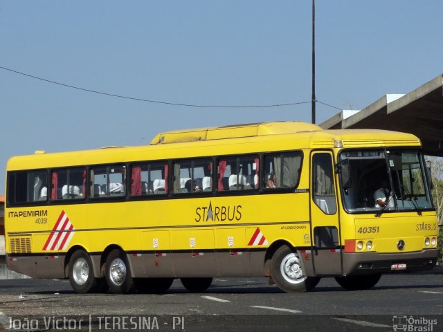 Viação Itapemirim 40351 na cidade de Teresina, Piauí, Brasil, por João Victor. Número da foto: #1302372.