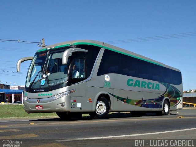 Viação Garcia 7656 na cidade de Imbaú, Paraná, Brasil, por Lucas Gabriel. Número da foto: #1301690.