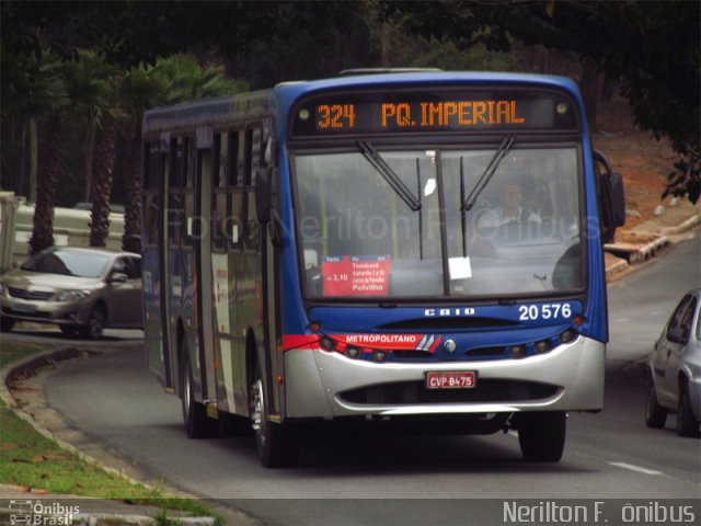 Auto Viação Urubupungá 20.576 na cidade de Santana de Parnaíba, São Paulo, Brasil, por Nerilton F.  ônibus. Número da foto: #1302715.