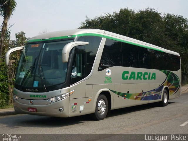 Viação Garcia 7766 na cidade de Curitiba, Paraná, Brasil, por Luciano  Piske. ID da foto: 1301922.