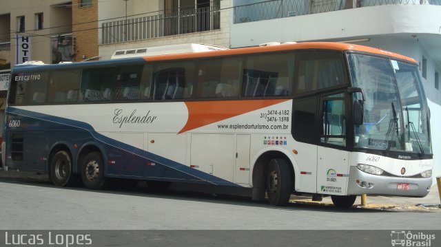 Esplendor Turismo 6060 na cidade de Aparecida, São Paulo, Brasil, por Lucas Lopes. Número da foto: #1305492.