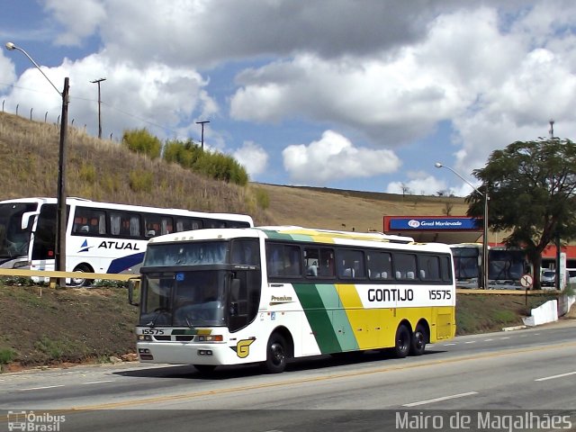 Empresa Gontijo de Transportes 15575 na cidade de João Monlevade, Minas Gerais, Brasil, por Mairo de Magalhães. Número da foto: #1304300.