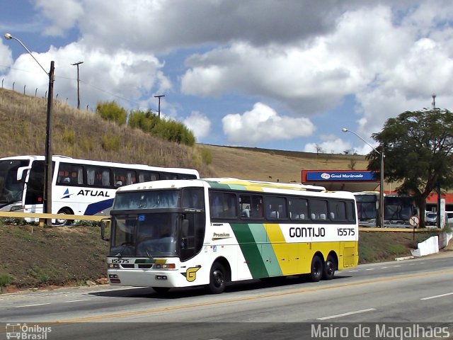 Empresa Gontijo de Transportes 15575 na cidade de João Monlevade, Minas Gerais, Brasil, por Mairo de Magalhães. ID da foto: 1304300.