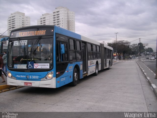 Viação Paratodos > São Jorge > Metropolitana São Paulo > Mobibrasil 6 3652 na cidade de São Paulo, São Paulo, Brasil, por Wagner Lima. Número da foto: #1304205.