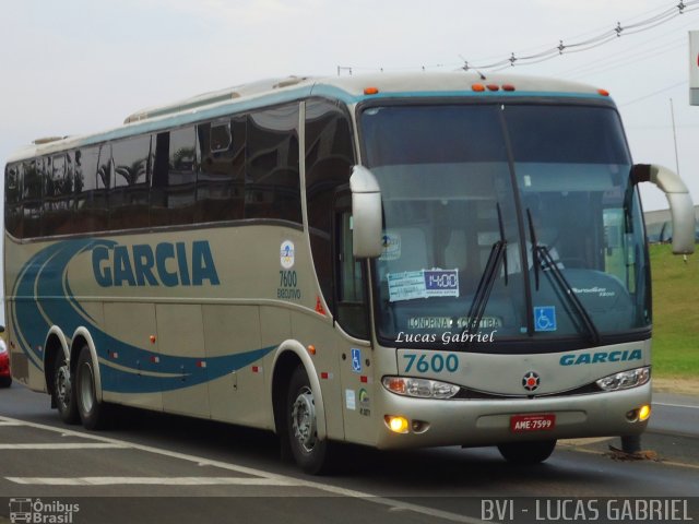 Viação Garcia 7600 na cidade de Imbaú, Paraná, Brasil, por Lucas Gabriel. Número da foto: #1303887.