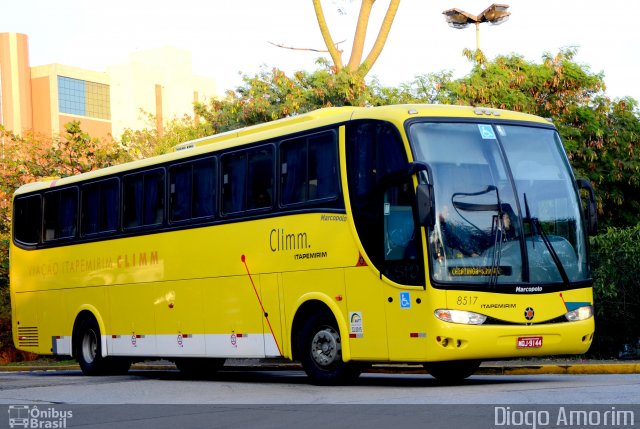 Viação Itapemirim 8517 na cidade de São Paulo, São Paulo, Brasil, por Diogo Amorim. ID da foto: 1305844.