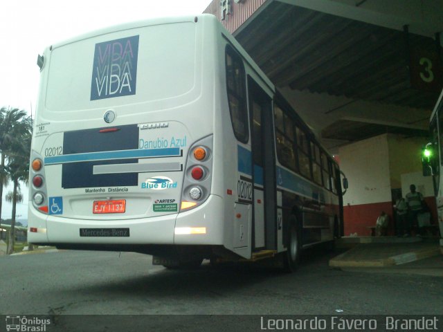 VIDA - Viação Danúbio Azul 02012 na cidade de Ibiúna, São Paulo, Brasil, por Leonardo Fávero  Brandet. Número da foto: #1305758.