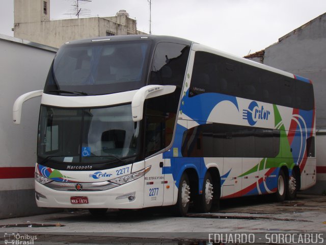 Auto Viação Critur 2277 na cidade de São Paulo, São Paulo, Brasil, por EDUARDO - SOROCABUS. Número da foto: #1306473.