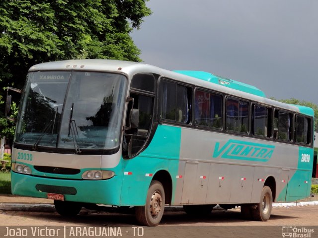 Viação Lontra 20030 na cidade de Araguaína, Tocantins, Brasil, por João Victor. ID da foto: 1307932.