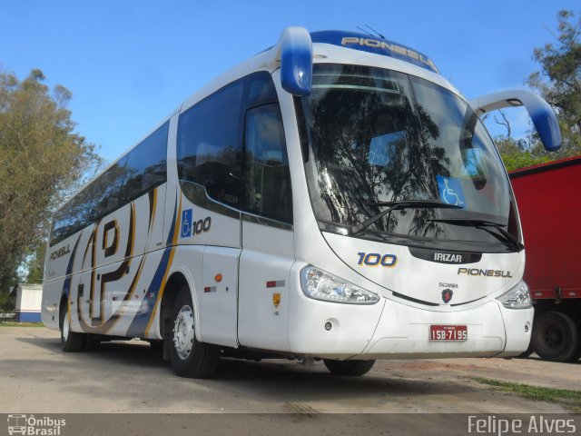 Empresa de Transportes Pionesul 100 na cidade de Pelotas, Rio Grande do Sul, Brasil, por Felipe Alves. Número da foto: #1308311.