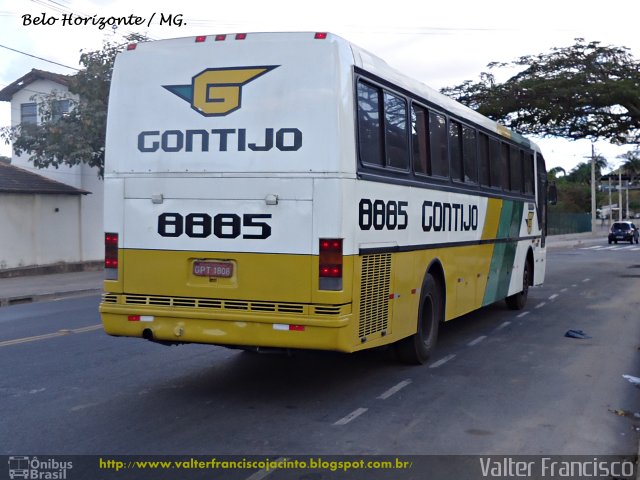 Empresa Gontijo de Transportes 8885 na cidade de Belo Horizonte, Minas Gerais, Brasil, por Valter Francisco. Número da foto: #1309962.