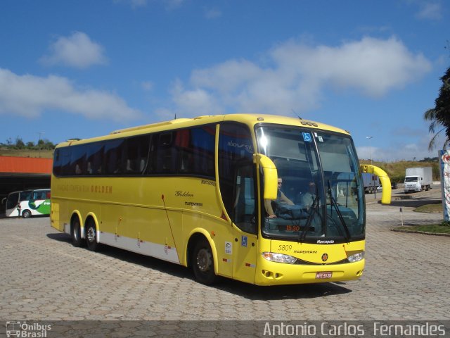 Viação Itapemirim 5809 na cidade de João Monlevade, Minas Gerais, Brasil, por Antonio Carlos Fernandes. ID da foto: 1310123.