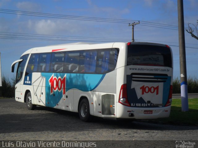 Auto Viação 1001 RJ 108.424 na cidade de Campos dos Goytacazes, Rio de Janeiro, Brasil, por Luis Otávio Vicente Domingues. Número da foto: #1311355.