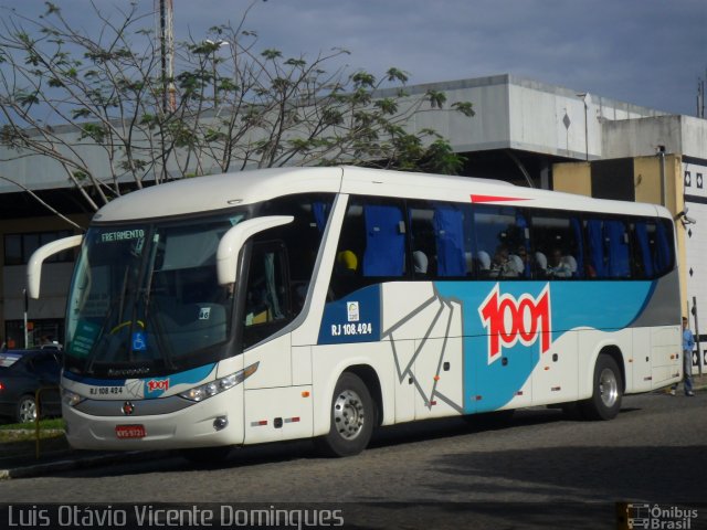 Auto Viação 1001 RJ 108.424 na cidade de Campos dos Goytacazes, Rio de Janeiro, Brasil, por Luis Otávio Vicente Domingues. ID da foto: 1311351.