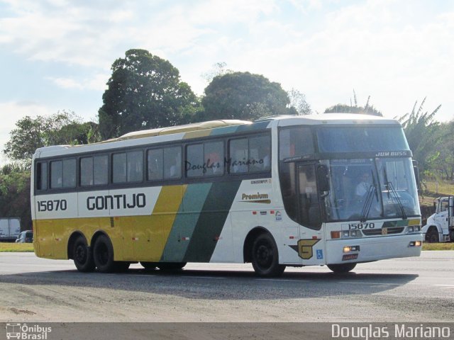 Empresa Gontijo de Transportes 15870 na cidade de Ribeirão Vermelho, Minas Gerais, Brasil, por Douglas Mariano. Número da foto: #1310085.