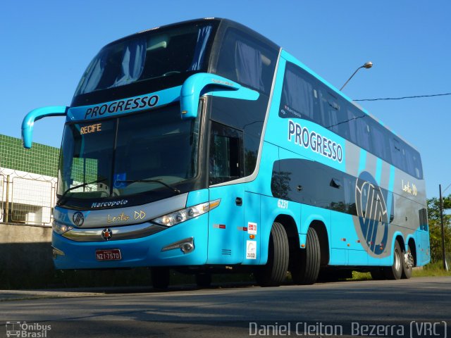 Auto Viação Progresso 6231 na cidade de Recife, Pernambuco, Brasil, por Daniel Cleiton  Bezerra. Número da foto: #1311827.
