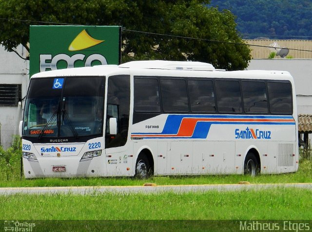 VUSC - Viação União Santa Cruz 2220 na cidade de Santa Cruz do Sul, Rio Grande do Sul, Brasil, por Matheus Etges. Número da foto: #1313437.