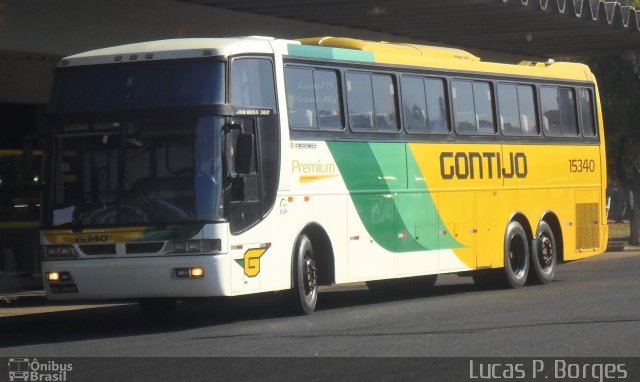 Empresa Gontijo de Transportes 15340 na cidade de Araxá, Minas Gerais, Brasil, por Lucas Borges . Número da foto: #1312796.